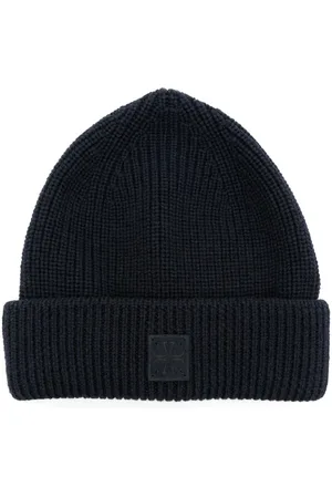 Jacob Cohen Beanie mit Logo-Patch