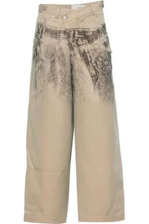 Feng Chen Wang Hose mit grafischem Print