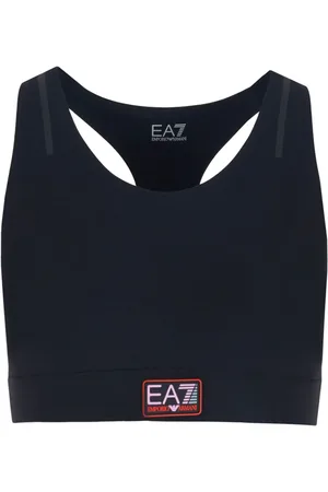 EA7 Sport-BH mit Logo-Applikation