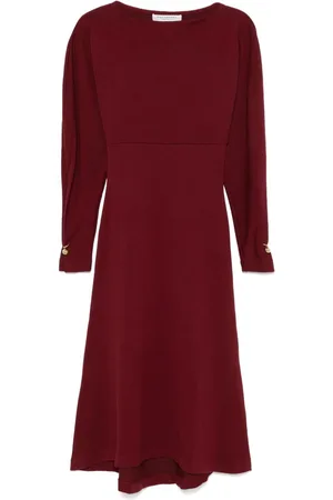 Serafini Fein gestricktes Midikleid