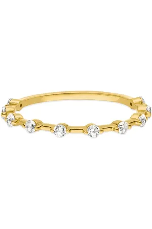 VEYNOU 14kt Daisy Gelbgoldring mit Diamant