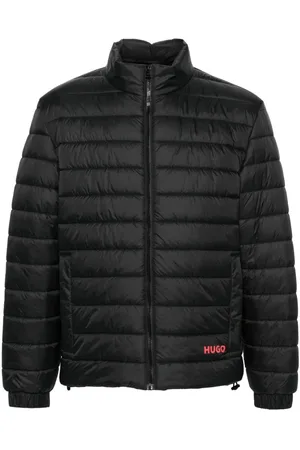 HUGO BOSS Gefütterte Jacke mit Logo-Print