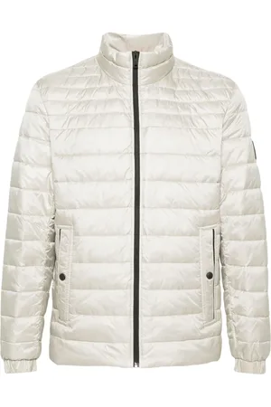 HUGO BOSS Gefütterte Jacke mit Logo-Patch
