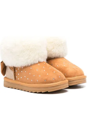 MONNALISA Wildlederstiefel mit Strassverzierung