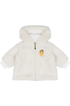 Moschino Kapuzenjacke aus Faux Fur