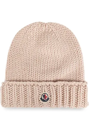 Moncler Beanie mit Logo-Patch