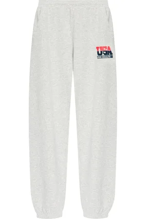 Sporty & Rich Elastische Hose mit Logo-Print