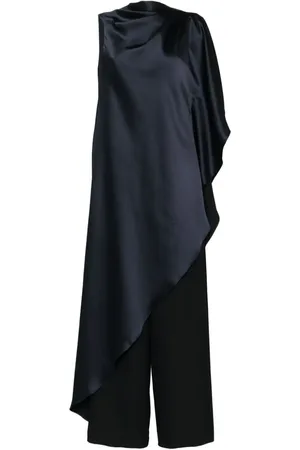 Amsale Asymmetrisch drapierter Jumpsuit