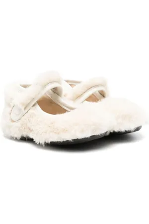 Florens Ballerinas mit Pelz