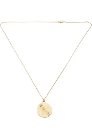 Brooke Gregson 14kt yellow Aries diamond necklace