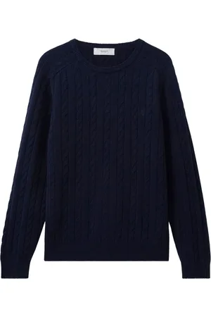 PRINGLE OF SCOTLAND Pullover mit Zopfmuster