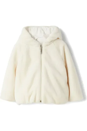 Il gufo Kapuzenjacke aus Faux Fur