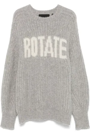 ROTATE Intarsien-Pullover