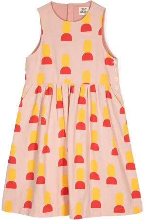 Jelly Mallow Ärmelloses Kleid mit Polka Dots