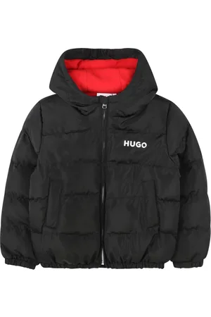 HUGO BOSS Gefütterte Jacke mit Logo-Print