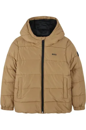 HUGO BOSS Gefütterte Jacke mit Logo-Print