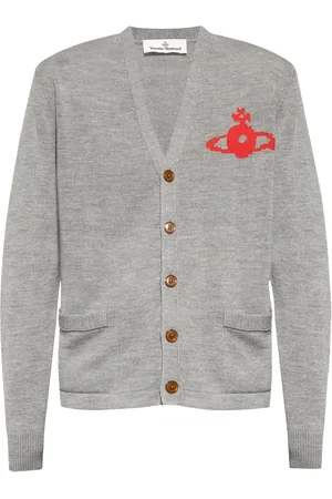 Vivienne Westwood Intarsien-Cardigan mit Logo