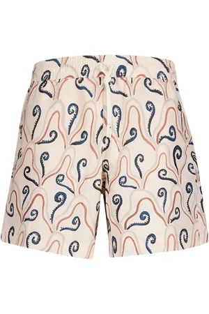 COMMAS Badeshorts mit Pflanzen-Print