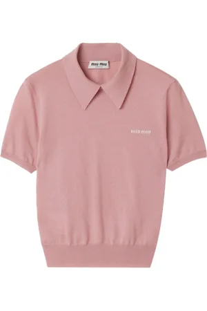Miu Miu Gestricktes Poloshirt