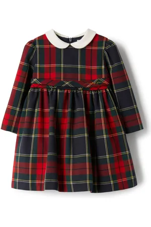 Il gufo Kleid mit Schottenkaro