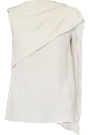 Erdem Asymmetrische Bluse mit Drapierung