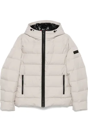 FAY Gefütterte Jacke mit Logo-Patch