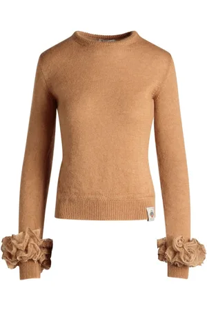 Bally Mohairpullover mit Logo-Patch