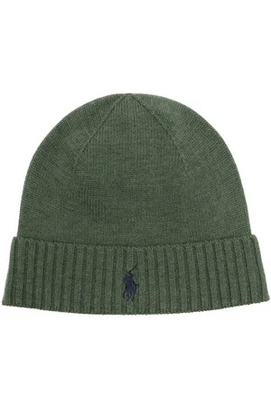 Ralph Lauren Beanie mit Polo Pony-Stickerei