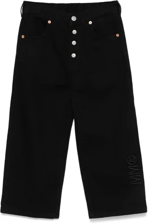 Maison Margiela Jeans mit Logo-Stickerei