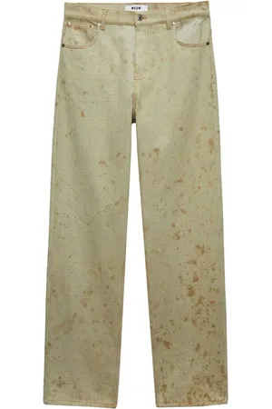Msgm Jeans mit Batik-Print