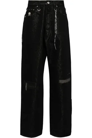 MASTERMIND Jeans im Metallic-Look