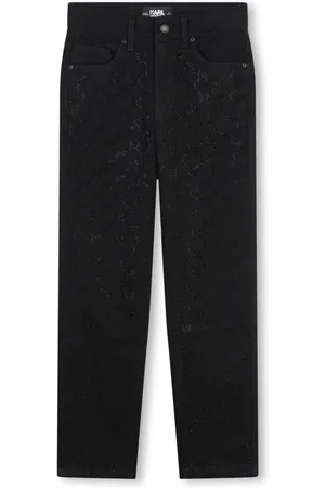 Karl Lagerfeld Jeans mit Logo-Patch