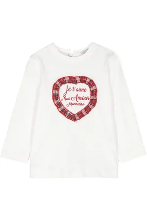 MONNALISA T-Shirt mit Herzapplikation