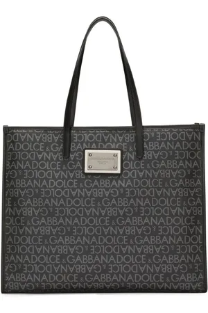 Dolce & Gabbana Shopper mit Logo-Schild