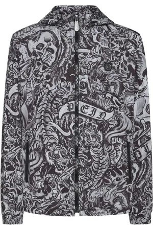 Philipp Plein Tattoo Windbreaker