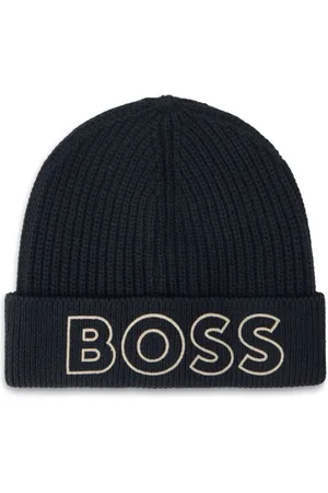HUGO BOSS Beanie mit Logo-Stickerei