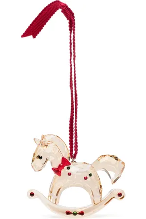 Swarovski Gingerbread Rocking Horse Deko
