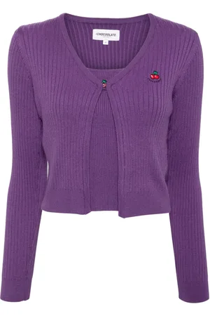 Chocoolate Besticktes Twinset