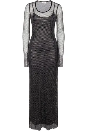 Sportmax Maxikleid mit Kristallen
