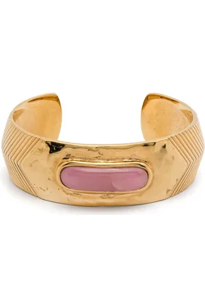 Aurélie Bidermann Armspange mit Rosenquarz