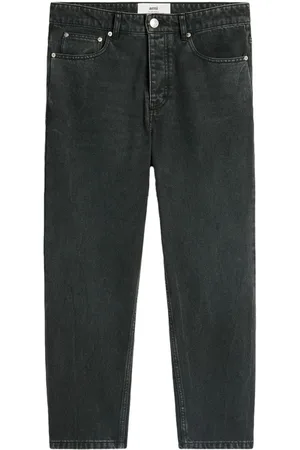 Ami Tapered-Jeans mit Logo-Patch