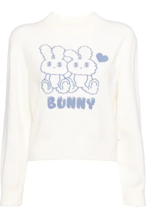 Chocoolate Intarsien-Pullover