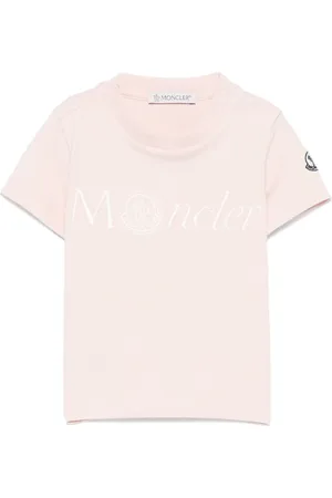 Moncler T-Shirt mit Logo-Stickerei
