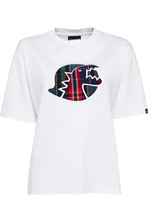 AGNÈS B. T-Shirt mit Logo-Patch