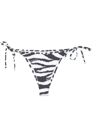 Moschino Bikinihöschen mit Zebra-Print