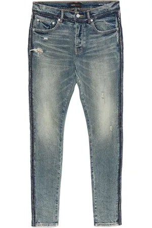 Purple Brand Skinny-Jeans im Distressed-Look