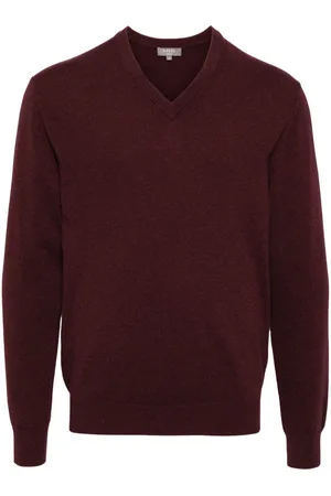 N.PEAL Burlington Pullover mit V-Ausschnitt