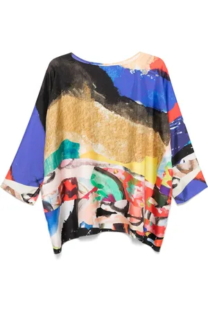 DANIELA GREGIS Bluse mit abstraktem Print