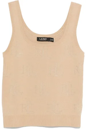 Ralph Lauren Gestricktes Top mit Jacquard-Logo