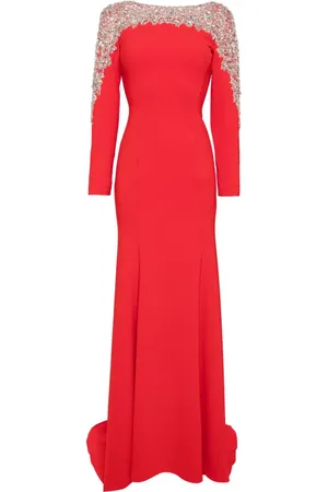 Jenny Packham SOLSTICE Maxikleid mit Kristallstickerei